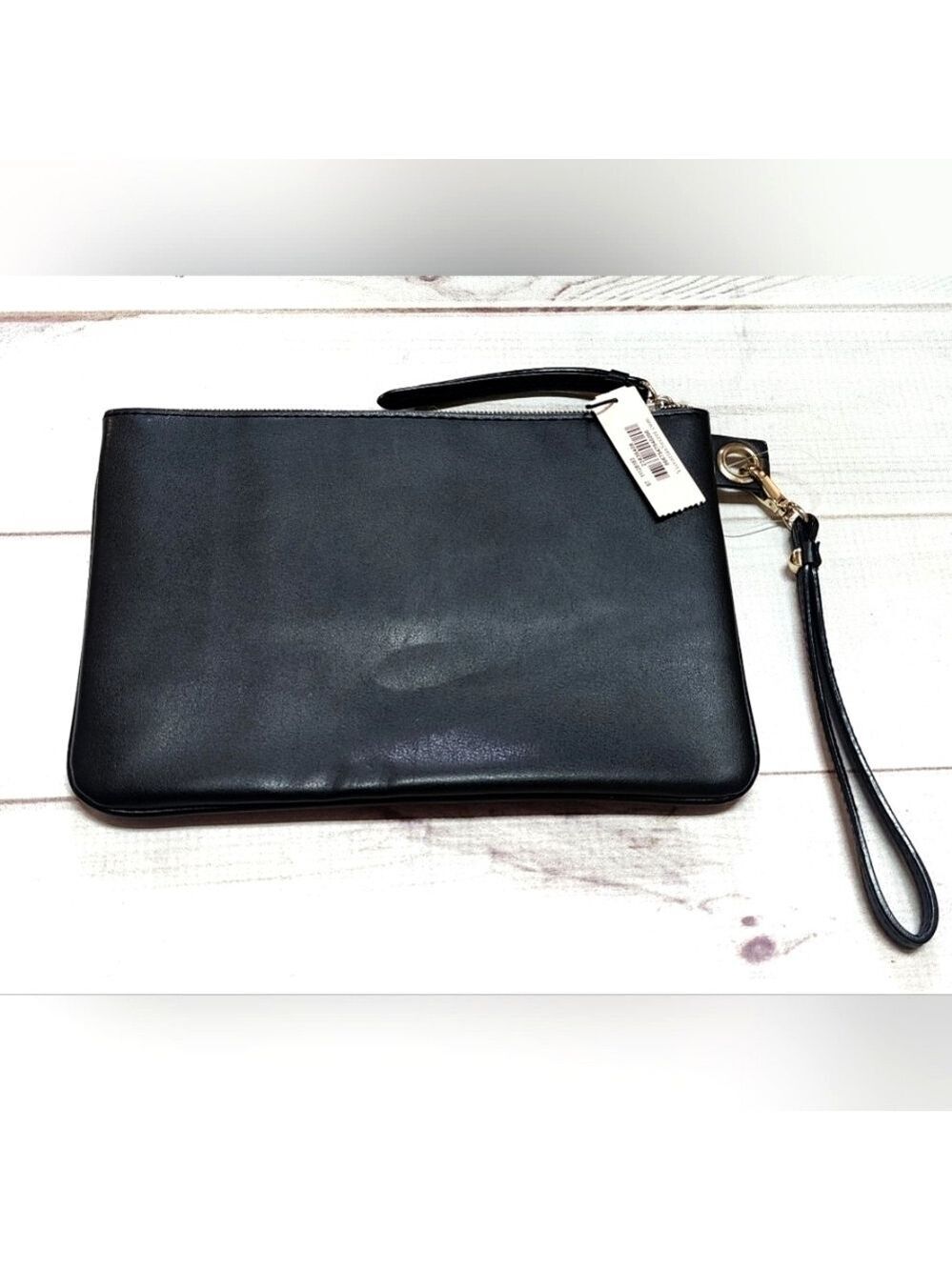 Victoria's Secret Black Studded Wristlet Wallet Limited Edition - New With Tags - Picture 2 of 7